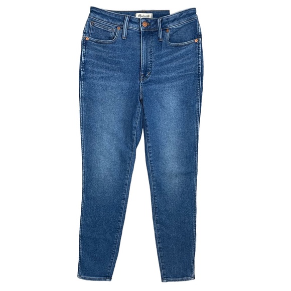 Madewell Curvy 10" High-Rise Skinny Jeans in Eardley Wash Size 28 - Picture 7 of 12